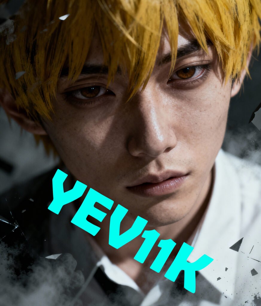2 Sheets / 2 Pieces Set - Anime Boy with Blonde Hair Car B-Pillar Sticker, 50x24cm Waterproof PVC Car Center Pillar Decal??No yev11k marking will appear on the product after placing an order.??