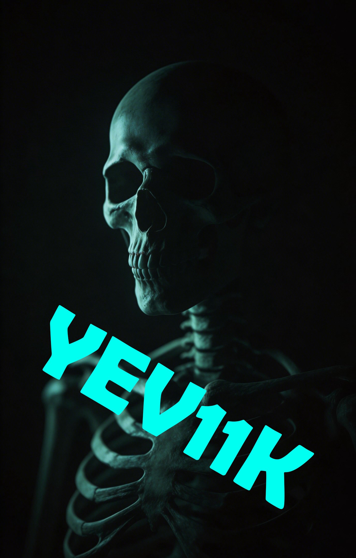 2 Sheets / 2 Pieces Set - Hooded Reaper with a Glowing Green Skeletal Hand Car B-Pillar Sticker, 50x24cm Waterproof PVC Car Center Pillar Decal??No yev11k marking will appear on the product after placing an order.??