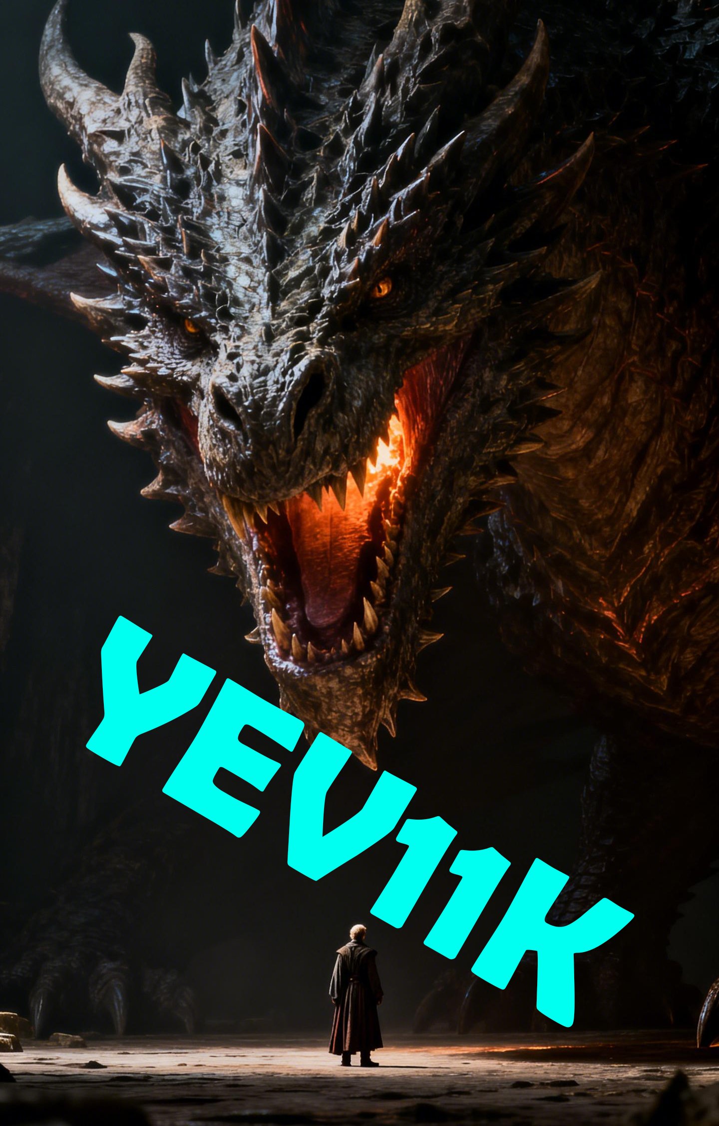 2 Sheets / 2 Pieces Set - Dark Beast Dragon with Glowing Eyes Car B-Pillar Sticker, 50x24cm Waterproof PVC Car Center Pillar Decal??No yev11k marking will appear on the product after placing an order.??