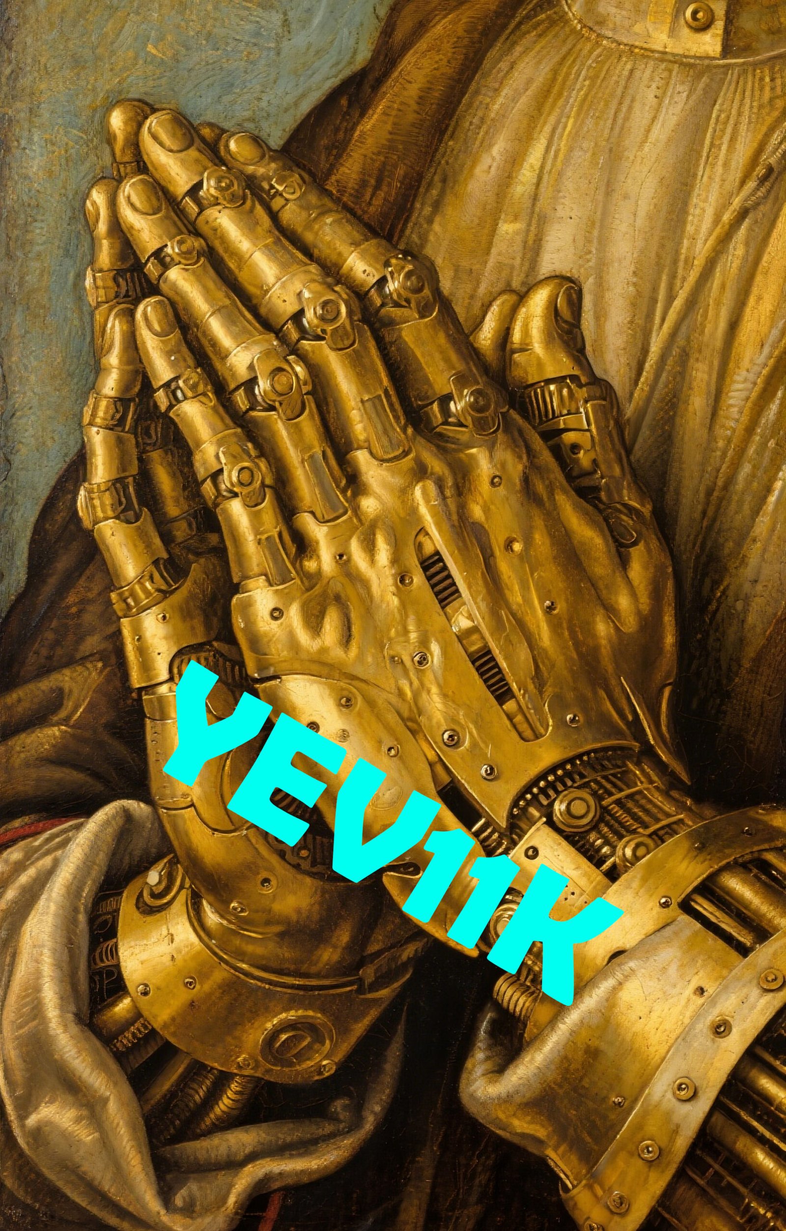 2 Sheets / 2 Pieces Set - Golden Praying Hands Car B-Pillar Sticker, 50x24cm Waterproof PVC Car Center Pillar Decal??No yev11k marking will appear on the product after placing an order.??